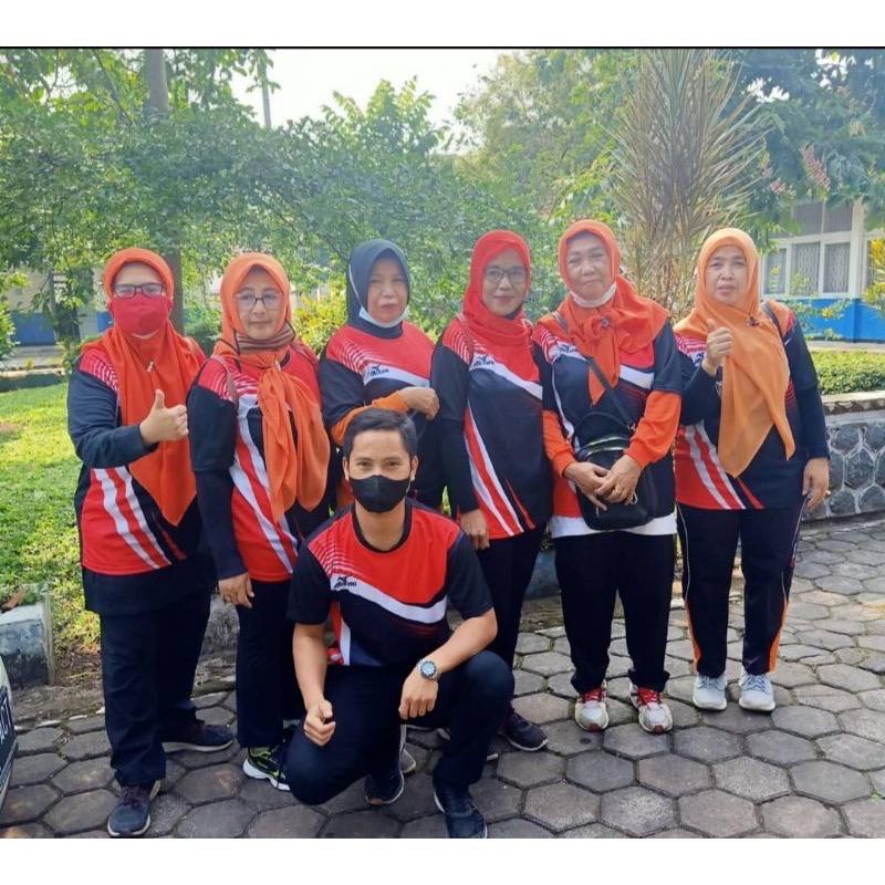 Jersey Baju Setelan & Atasan Mizuno Volly Wanita & Pria Dewasa//Kaos Olahraga Volly Futsal Printing 