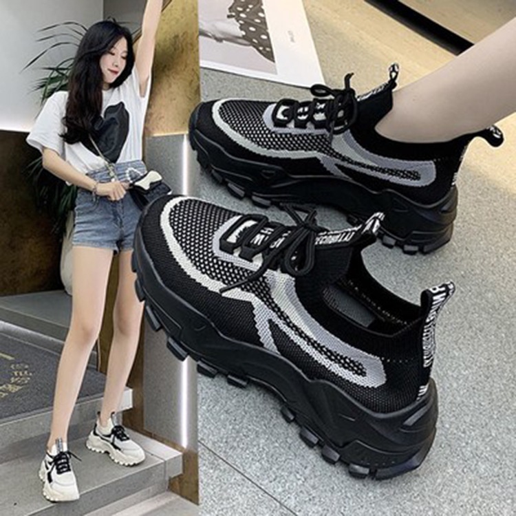 TOPGROSIR &quot;FREE BOX&quot; LV0121 Sepatu Sneakers Wanita Import Kanvas / Sepatu Tinggi / Sneakers Korea