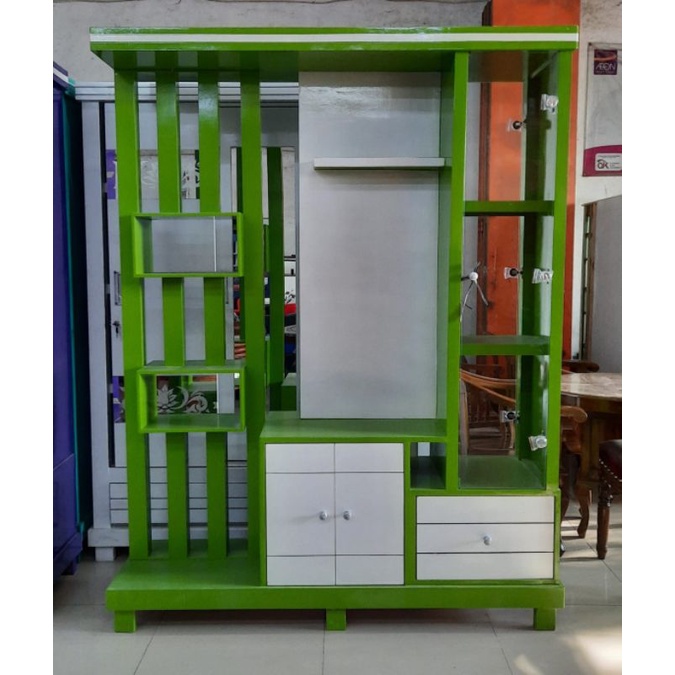 Bufet Partisi Penyekat Ruangan  Hadap 2 sisi/muka (Bekasi)
