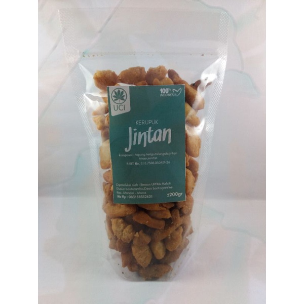 

Kerupuk Jintan / Biji Ketapang
