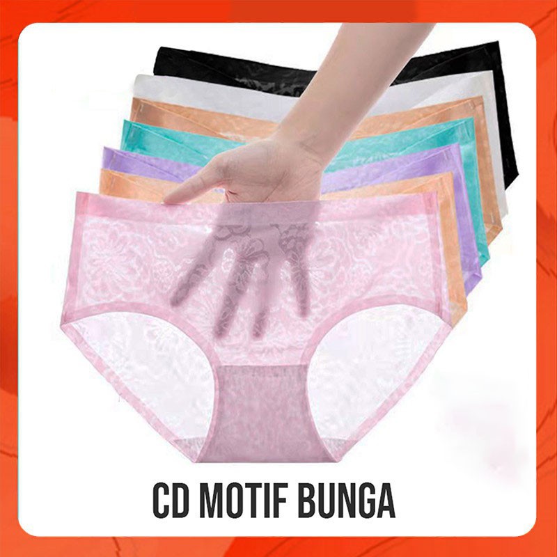 SF - Woman Underwear Seamless Motif Bunga / CD Seamless WANITA PREMIUM BREATHABLE 301 / 302 TM