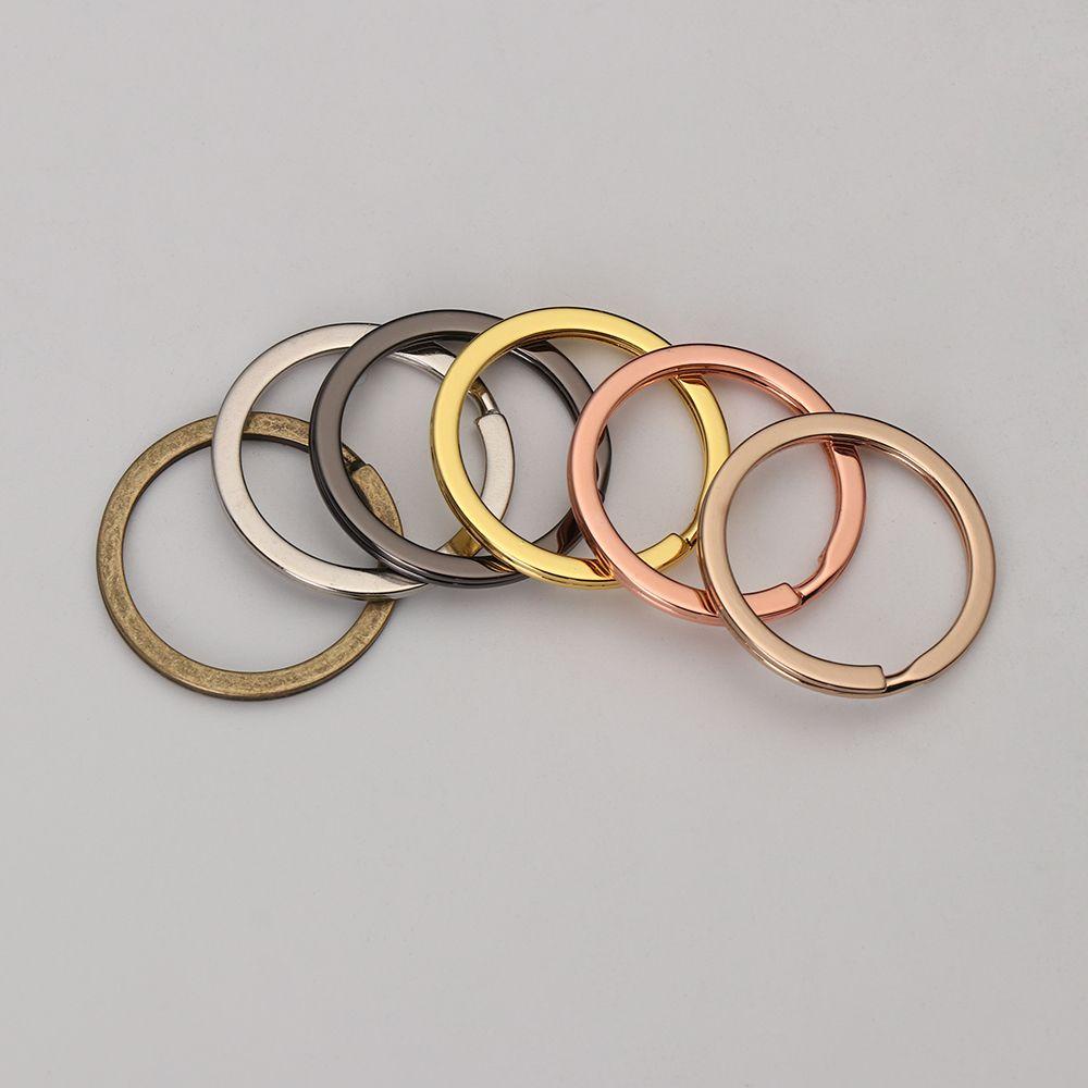 Top 10pcs/lot 25mm 28mm 30mm Split Key Ring Konektor Baru Pocket Carabiner