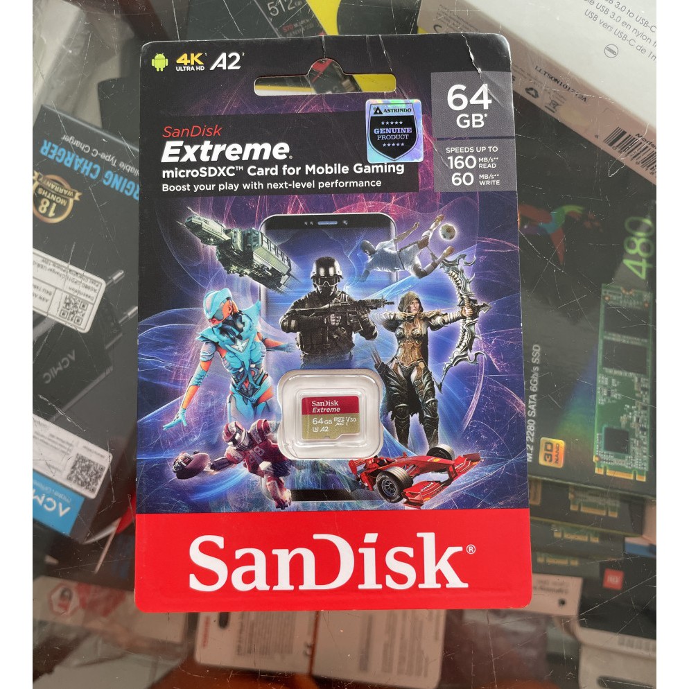 Sandisk Microsd Extreme A2 series 64GB