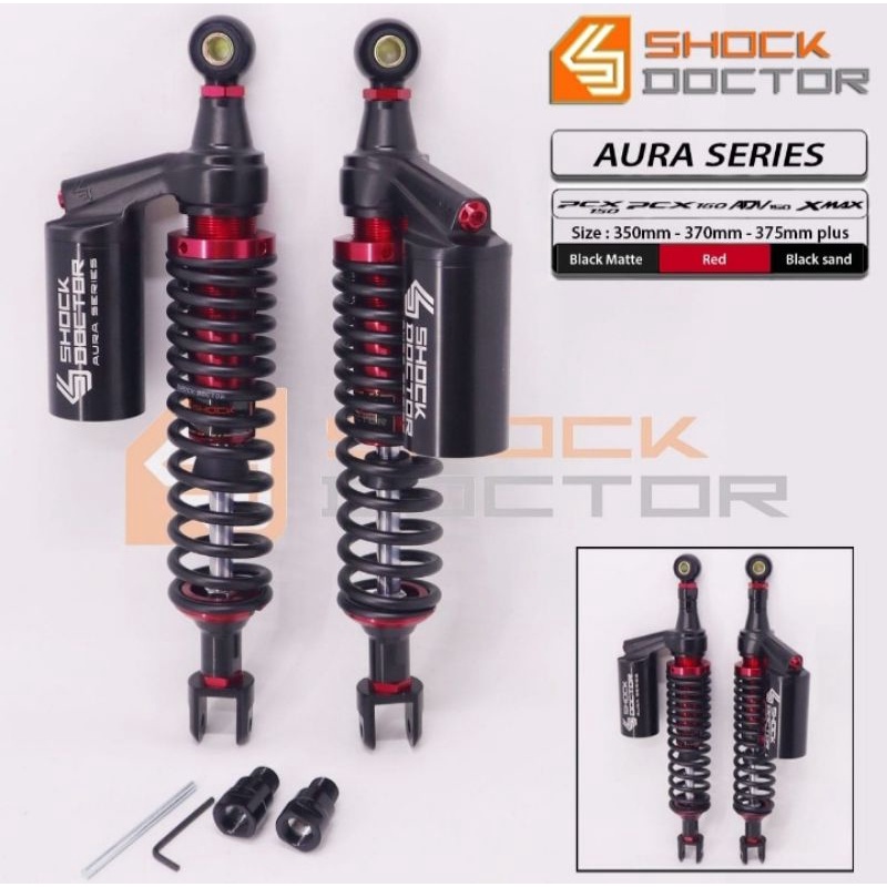 SHOCKBEAKER BELAKNG TABUNG DOCTOR NMAX XMAX PCX AEROX ADV DLL 350MM INPORT MODEL COPY YSS