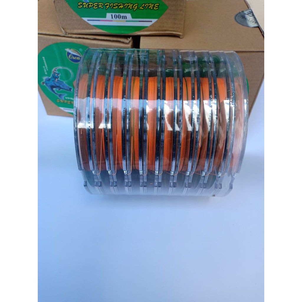 Senar PE orca x8 multicolor conecting