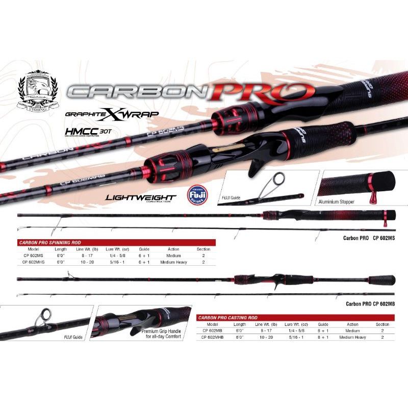 Joran Seahawk Carbon Pro CP 602/180cm