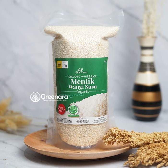 

540ffiepp Beras Menthik Wangi Susu Organik 1Kg Ekafarm 244Q40112