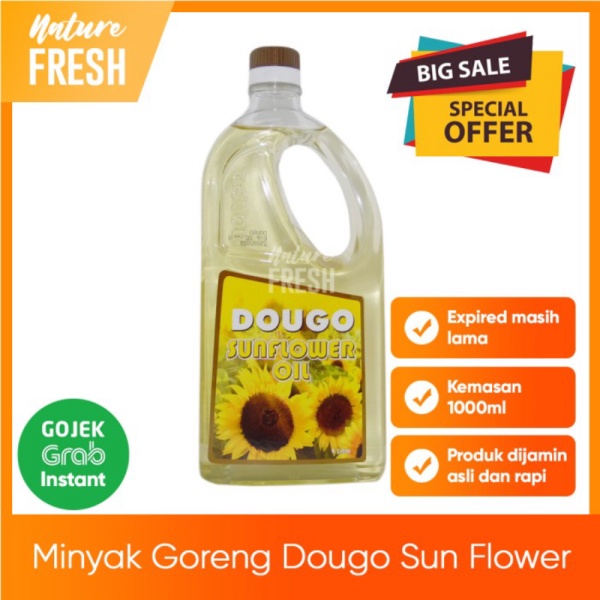 Jual Minyak Goreng Dougo Sun Flower Oil Murni - 1000ml Berkualitas