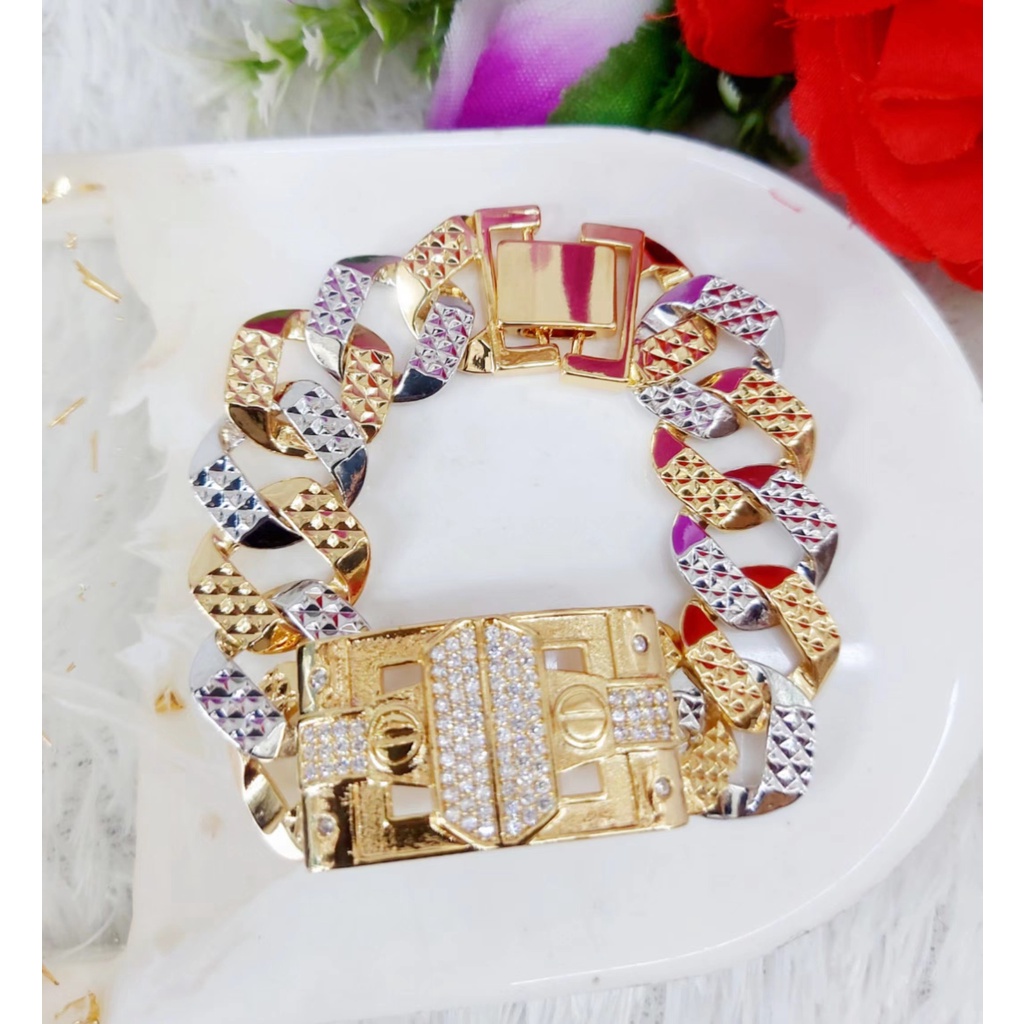 Gelang xuping Permata lapis emas 18k