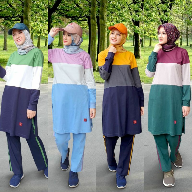 BELIEVE MUSLIMAH SPORTY BMS 23 / BAJU OLAH RAGA / BAJU OLAH RAGA WANITA / BAJU OLAH RAGA MUSLIMAH / 