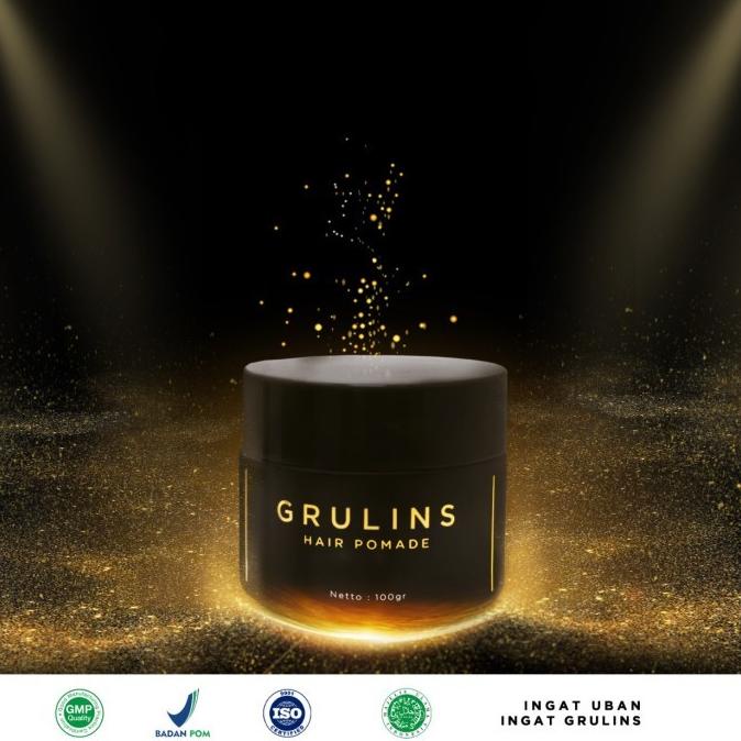 Grulins Hair Pomade Obat Uban Original Penghilang Uban