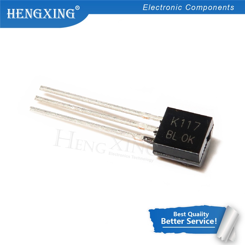 200pcs Ic 2SK117-GR 2SK117-BL 2SK117 K117 TO-92