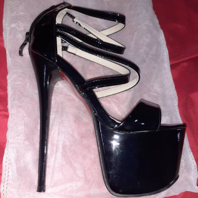 Sepatu Second Wanita High Heels Hak Tinggi 17cm Preloved