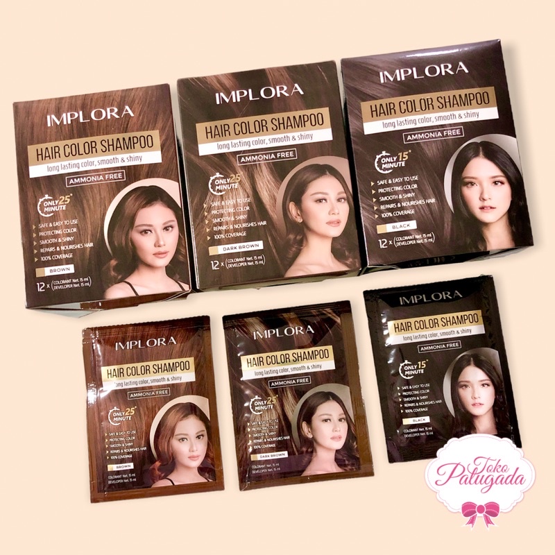 [BISA COD] Implora Hair Color Shampoo