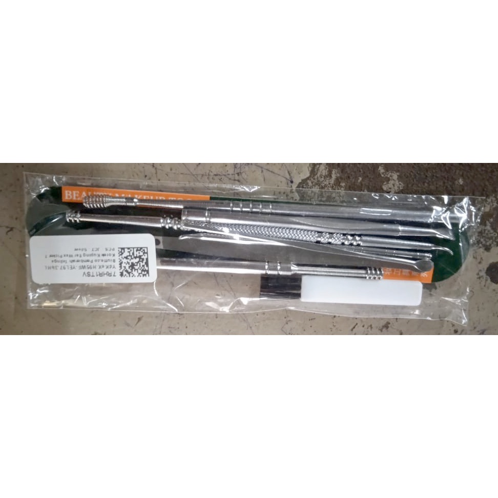 [BISA COD] TERMURAH Biutte.co Alat Pembersih Telinga Korek Kuping Ear Wax Picker 7 PCS