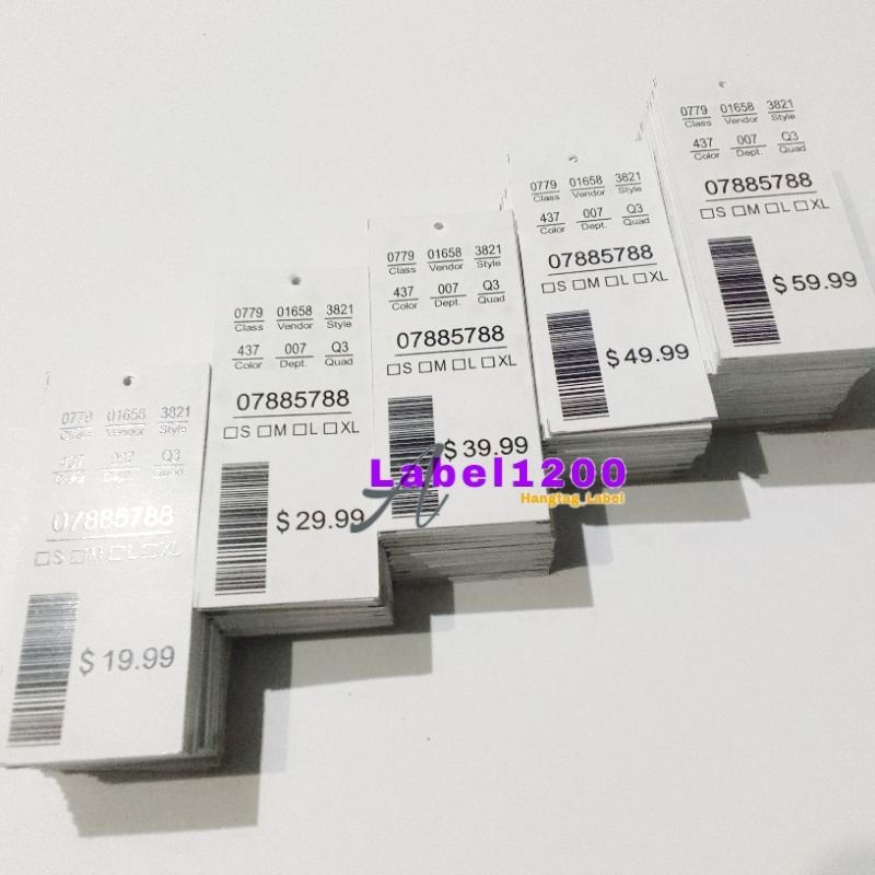 

hang tag label hijab READY STOK hangtak label kaos