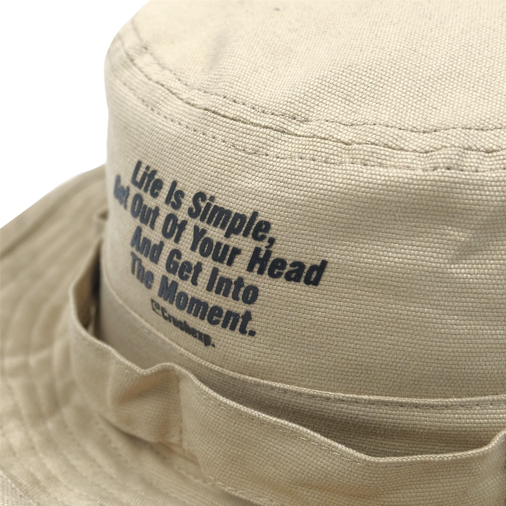 CRUSH EXP Topi Rimba / Bucket Hat STC0171 - CREAM