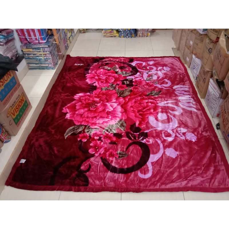 PREMIUM!!! Selimut Everest Jumbo 2 Ply Ukuran 200x240 cm Panel Halus Dan Tebal Kualitas Premium