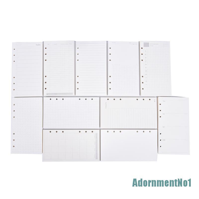 (AdornmentNo1) Kertas Isi Ulang Binder Loose Leaf Ukuran A6