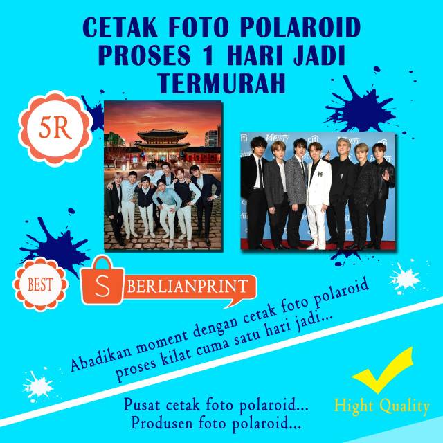 CETAK FOTO POLAROID 5R