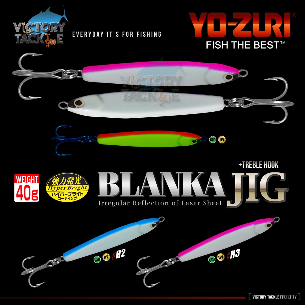 UMPAN PANCING | METAL JIG YoZuri BLANKA JIG 40 GRAM