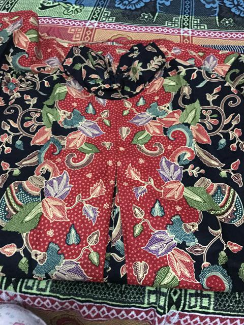 Tunic Santika Pias Cibulan #6 / Tunik Batik Cantik / Batik Tunik Modern / Seragam Batik Kerja Kantor
