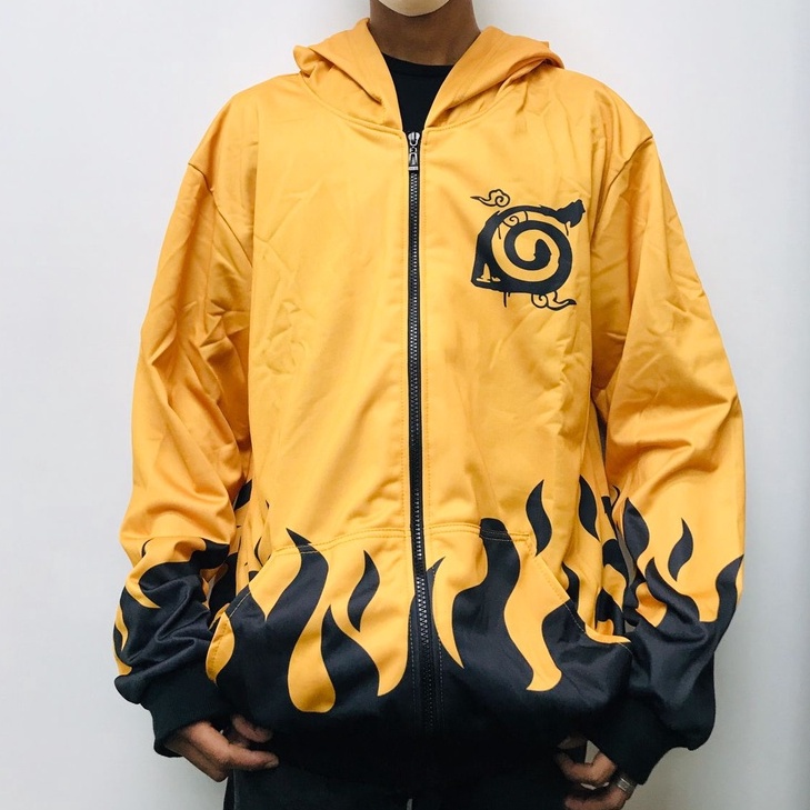 Jaket Naruto Kyubi Fullprint Anime Manga Naruto Premium Unisex