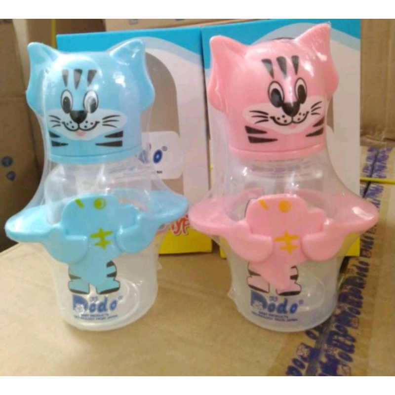 Botol Susu Karakter/ Botol Cat Dodo 4 oz/ 8 oz/ Botol susu bayi Lucu karakter kucing