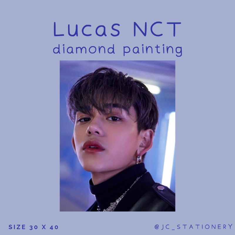 DIAMOND PAINTING 5D FULL DIY LUCAS NCT KPOP IDOL