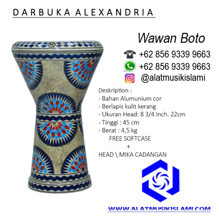DARBUKA ALEXANDRIA Import Mesir Go Send JABODETABEK