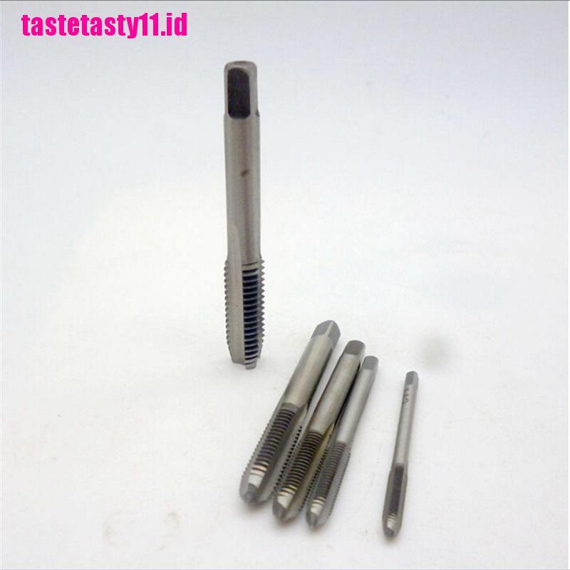 【TTID】5pcs/Set M3 M4 M5 M6 M8 Hand Tap Straight Flute 3mm-8mm Hand Fast tapping