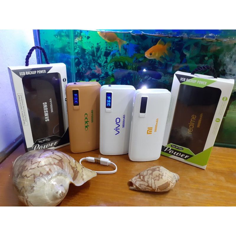 Powerbank kulit 3usb/pb kulit 99000mah