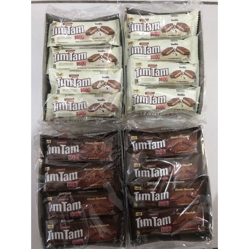 coklat wafer tim tam timtam maxi coklat vanila isi 12pcs