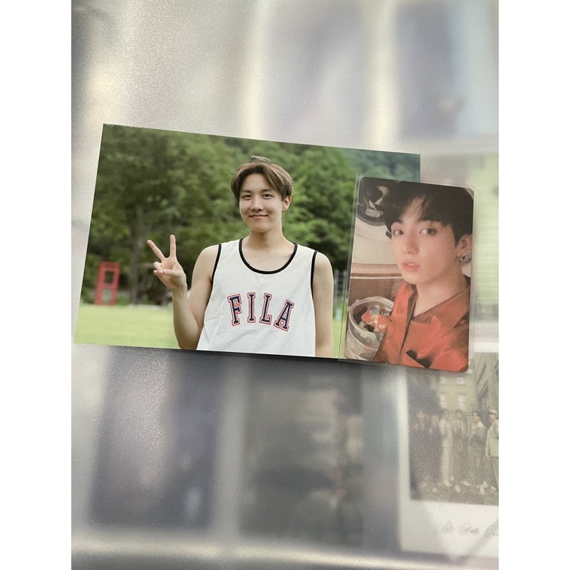 Jungkook jk pc photocard persona 2 bundle jhope postcard in the soop