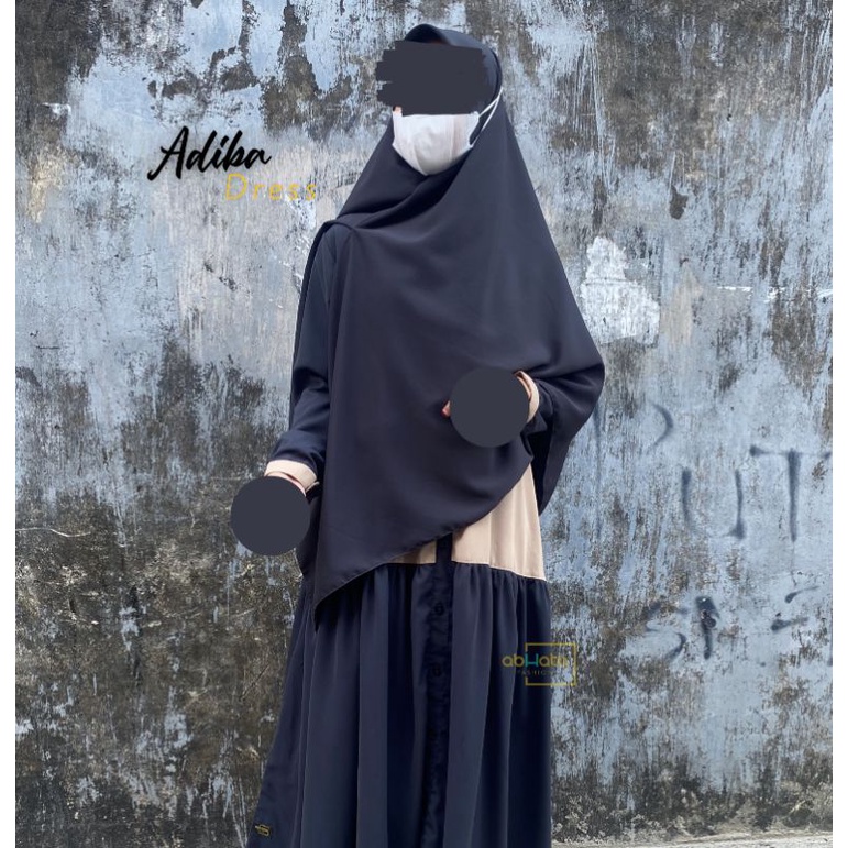 baju gamis/dress adiba/abhatafashion