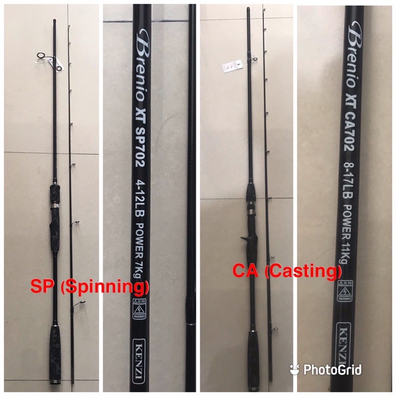 Joran pancing BC / Spinning kenzi brenio 210 cm / Bullshark / Monster Ring Fuji