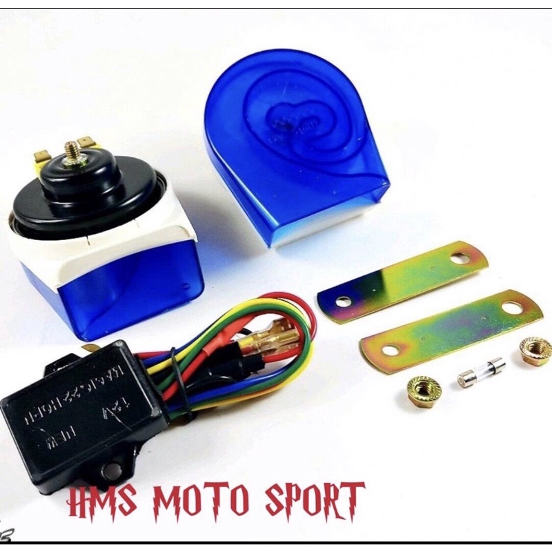 KLAKSON EHO TELOLET 8 SUARA 12VOLT UNTUK MOTOR DAN MOBIL / KLAKSON MOTOR