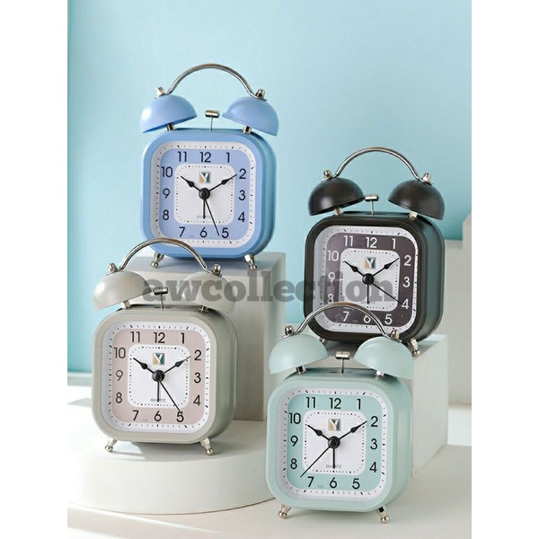 Jam Weker Alarm Kring 7032 / Jam Meja Kring / Dekorasi / Jam Alarm
