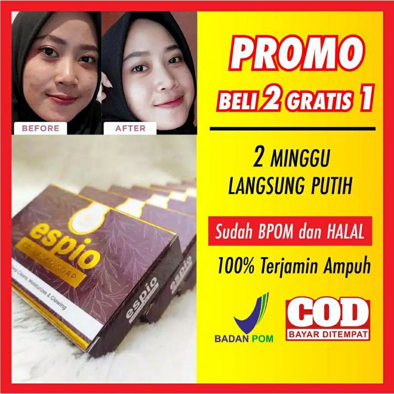 Sabun Pemutih Espio 100% Original whitening soap BPOM