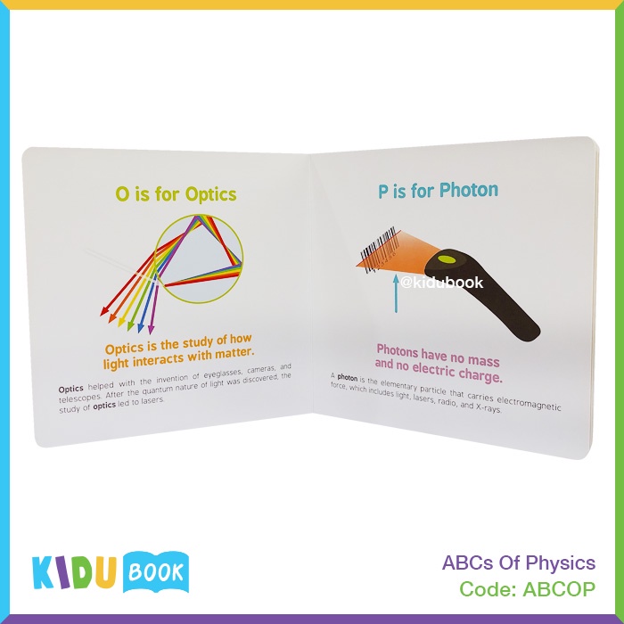 Buku Cerita Bayi dan Anak ABCs Of Physics Kidu Baby