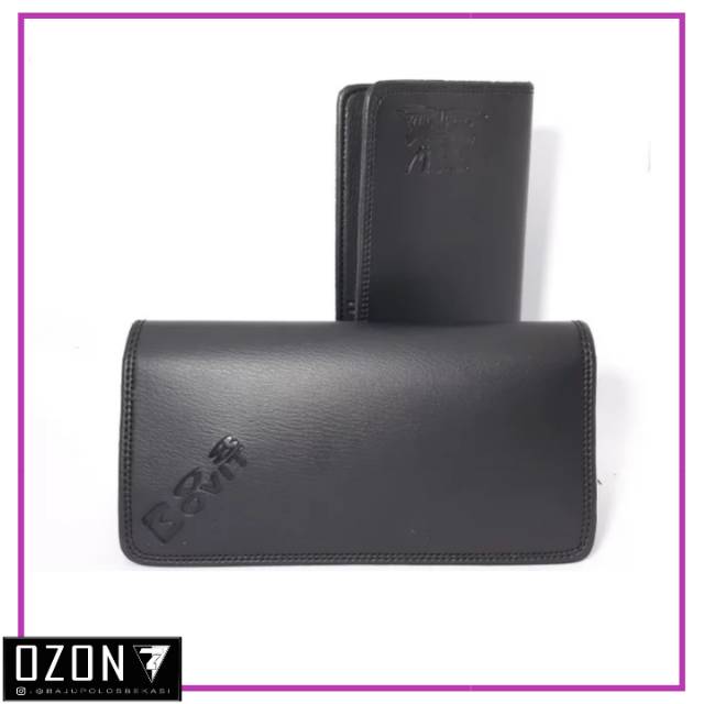 Dompet Kulit Pria Dompet Panjang Pria Wanita Dompet Kartu Coklat Card Holder Dompet Import