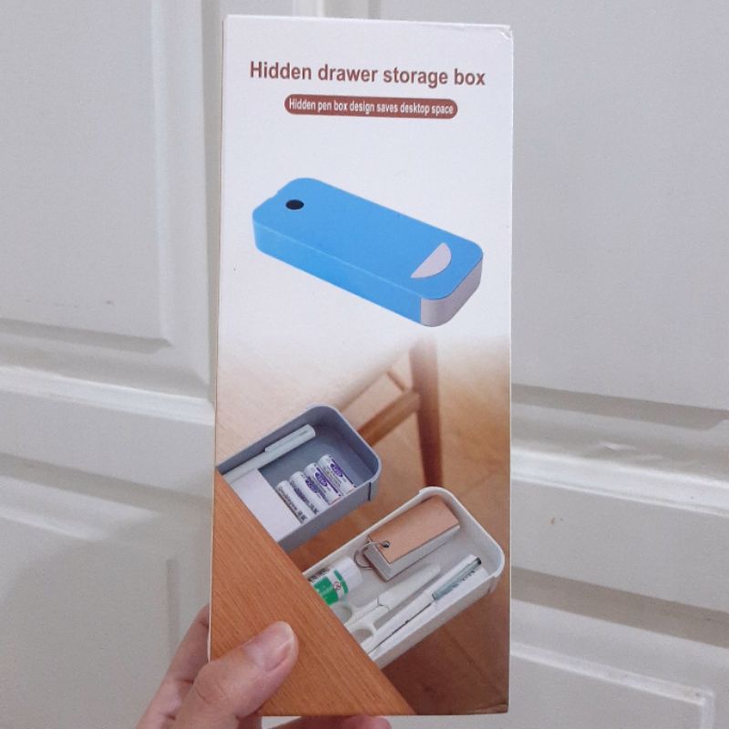 HIDDEN DRAWER STORAGE BOX / LACI MEJA HIDDEN DRAWER