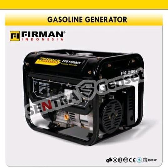 Genset 1000 watt. Genset Firman FPG 1599 DCV terlaris