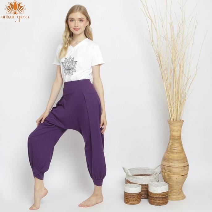 Set Kaos Yoga Dry Fit Terbaru / Celana Senam Yoga Training Pant Wanita