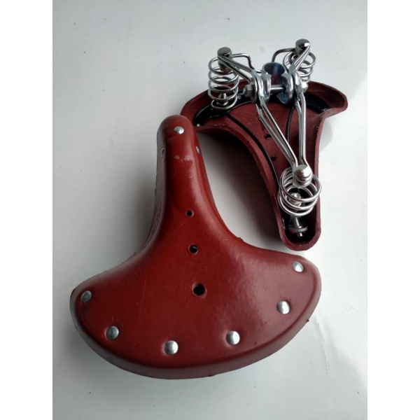 Sandel / Jok Sepeda Ontel kulit