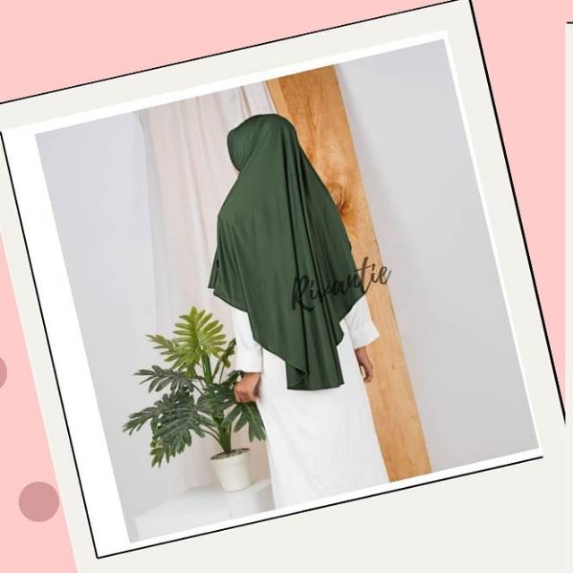 PROMO Kerudung Rivantie claudia L / Jersey creb / kerudung instan-2