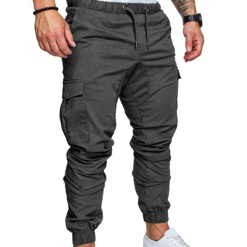 Celana Jogger Cargo Pria Pinggang Karet Strecth Premium 27-44 Big size