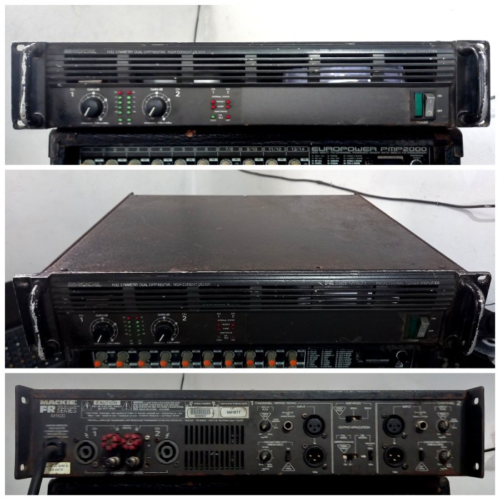 Mackie M1400 High Current Power Amplifier Impor Bekas