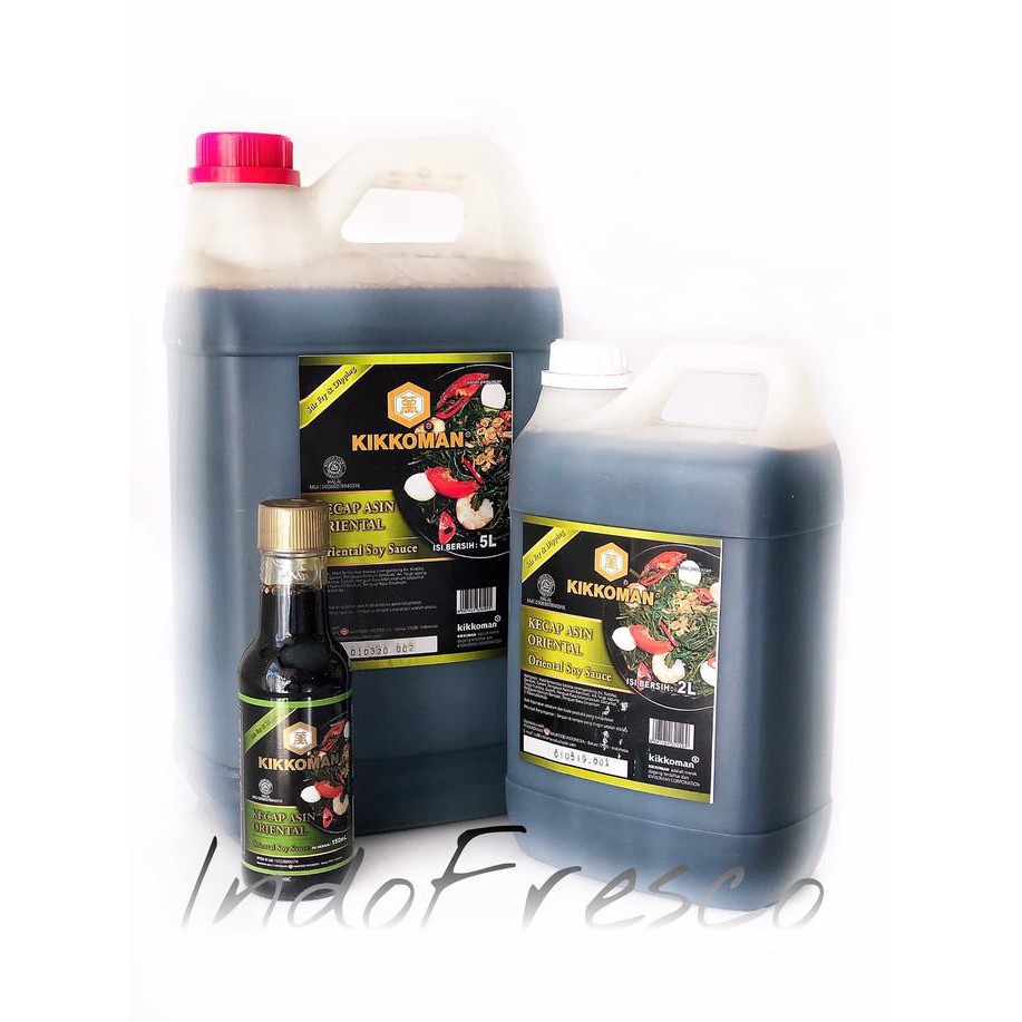 

Sale Kikkoman Oriental Soy Sauce Kecap Asin Oriental 5K Halal Khusus Gosend