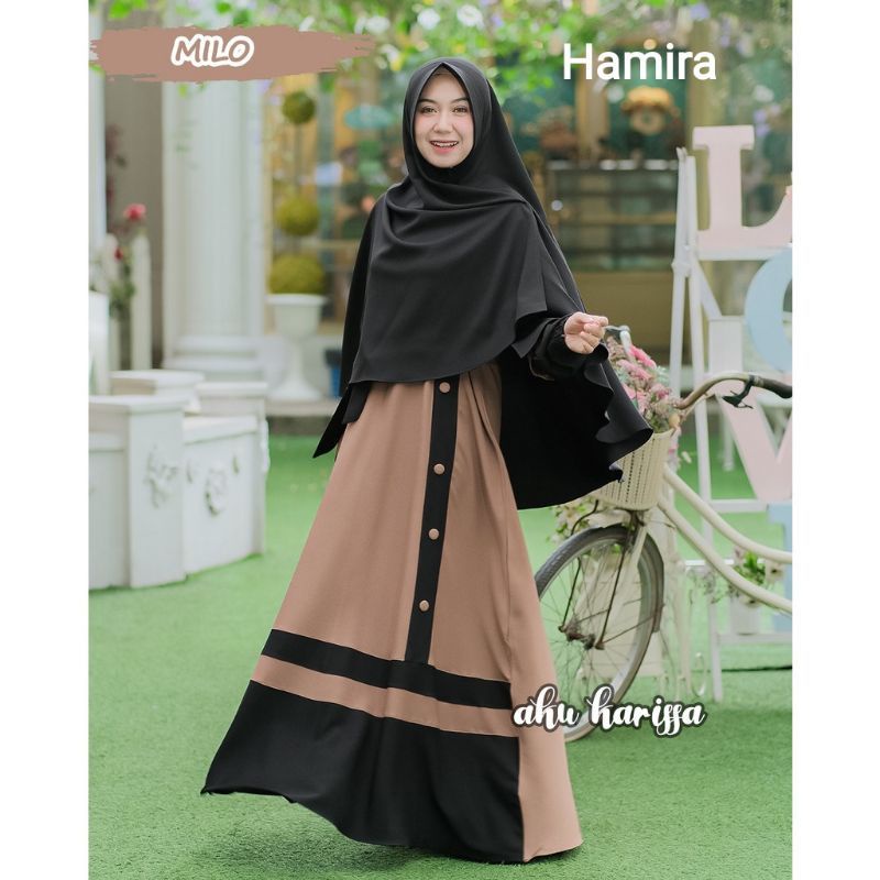 Gamis syar'i model terbaru HAMIRA